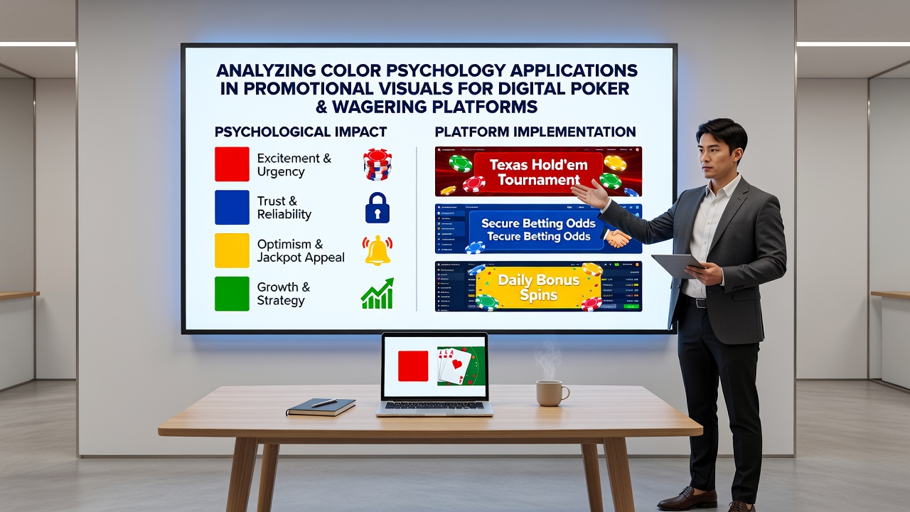 Detailed breakdown of color usage in betting platform advertisements