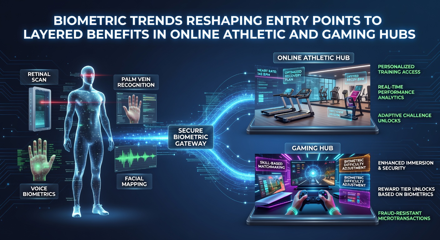 Biometric authentication interface on a mobile sports betting and gaming platform showing facial recognition and fingerprint options for tiered rewards access