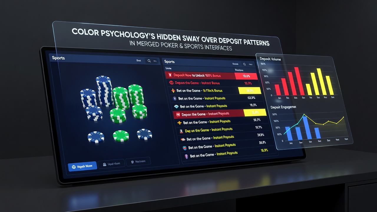 Side-by-side comparison of deposit flows using contrasting color schemes in hybrid gaming apps