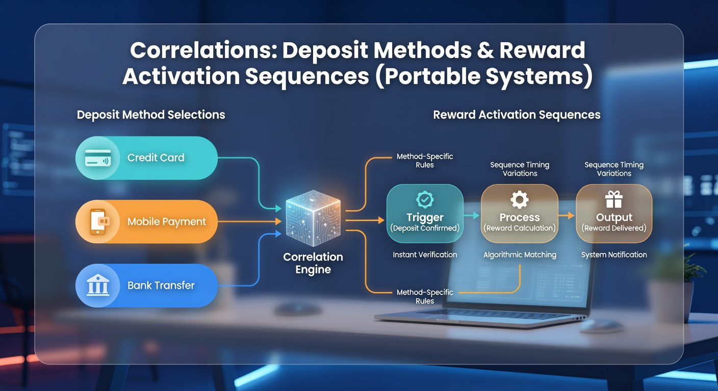 Data visualization of deposit types correlated with reward activation timelines in hybrid betting apps
