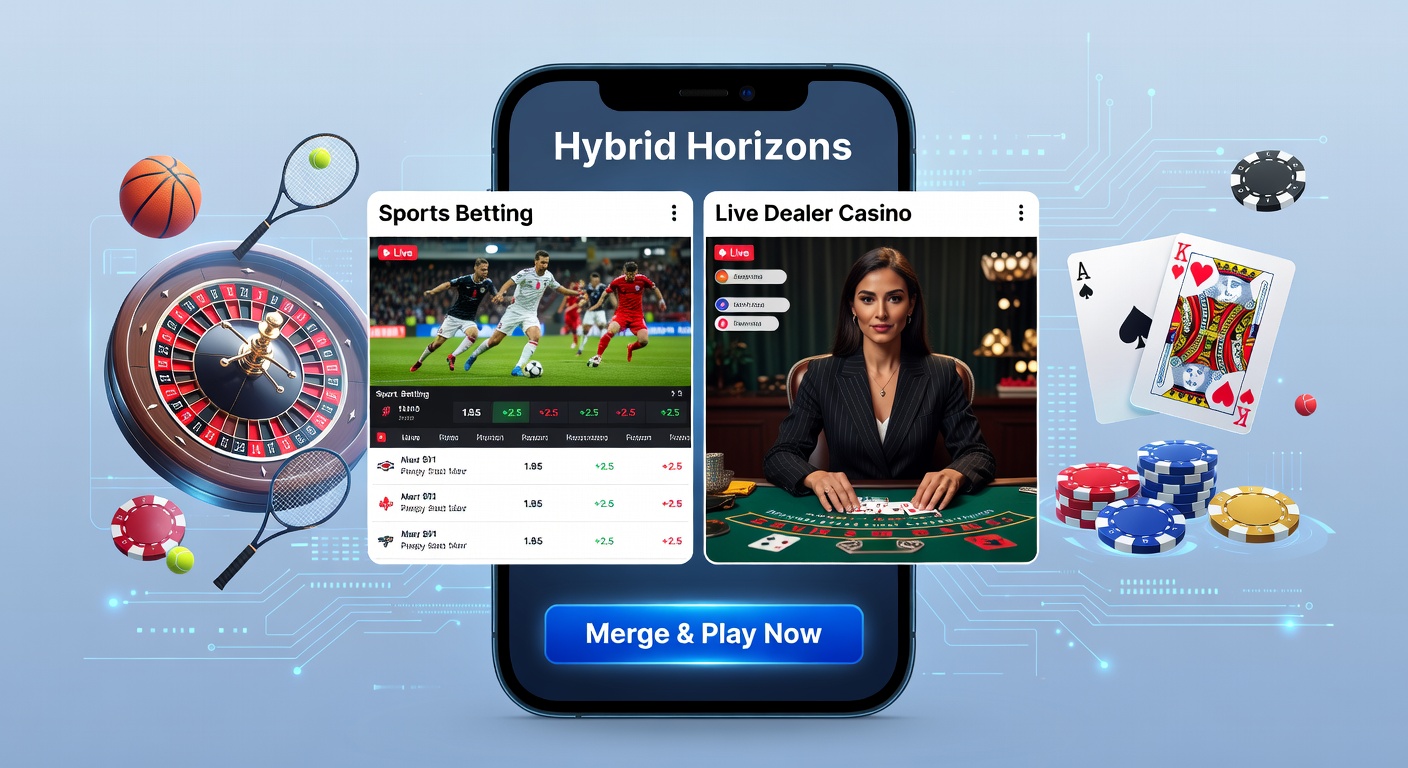 Split-screen mobile app interface displaying NFL odds alongside live roulette wheel spin