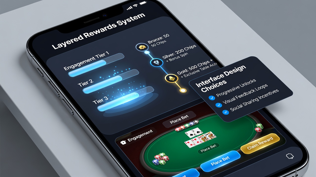 Close-up of mobile betting app showing notification settings integrated with reward tier progress and layered bonus calendar