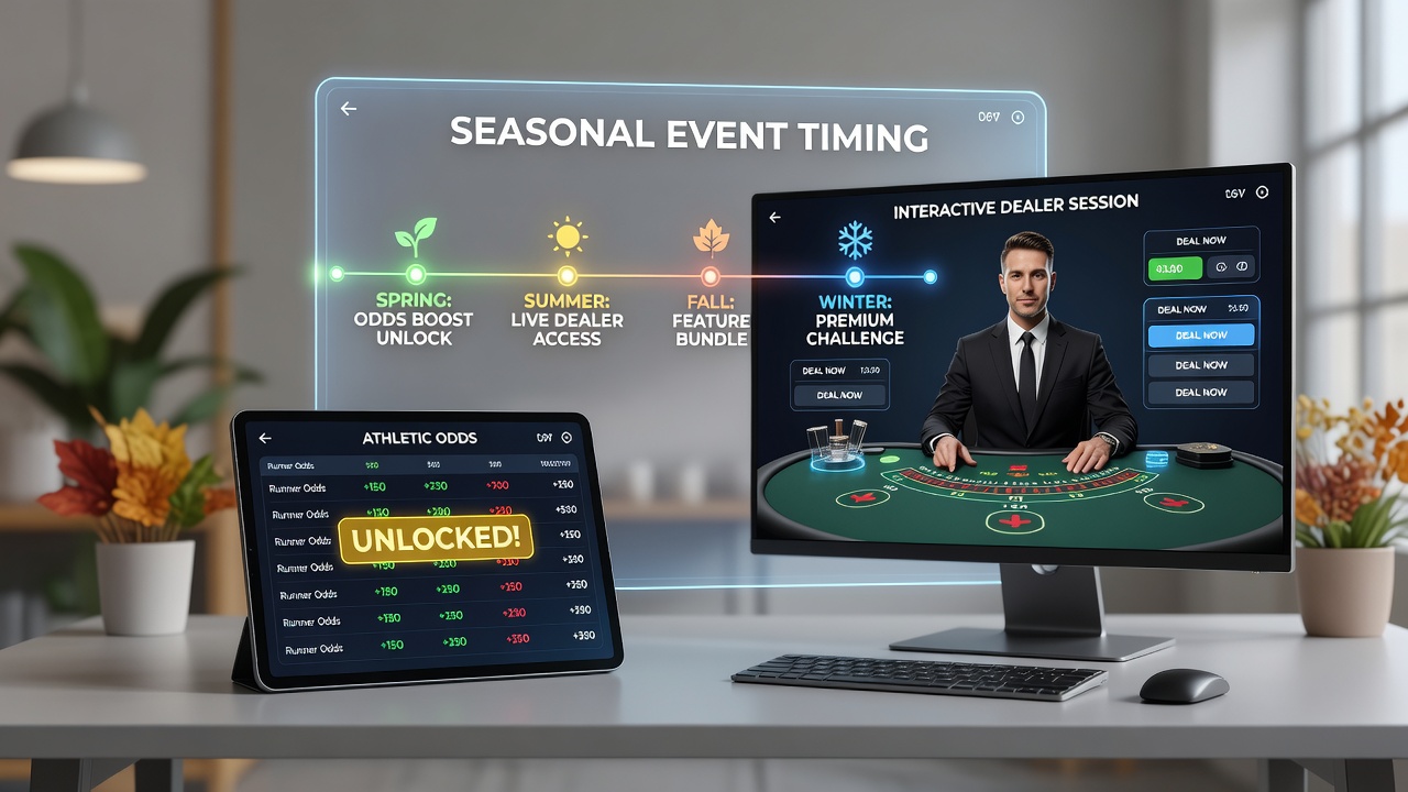 Overview of seasonal patterns affecting feature availability in apps that combine sports odds with live dealer tables