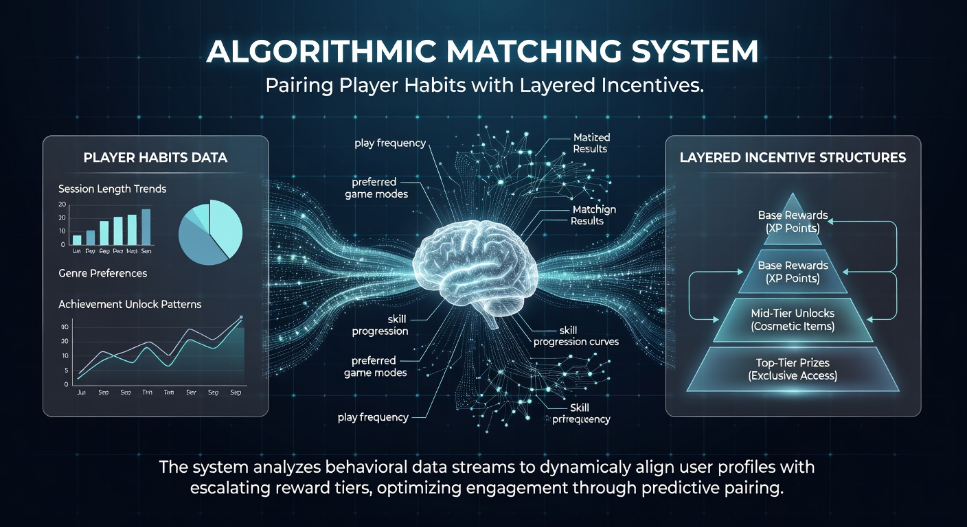 Mobile interface displaying layered incentives matched to user betting patterns in card and sports sections